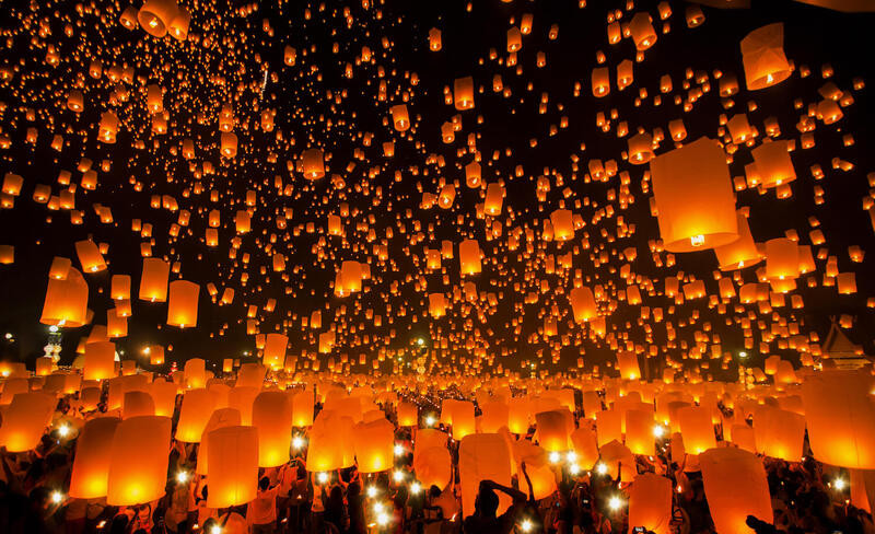 Đài Loan tổ chức lễ hội thả đèn trời vào tháng 2